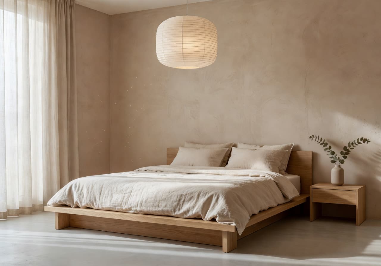 Schlafzimmer mit KI gestalten – KI Raumgestaltung mit DecorAI in der Schweiz