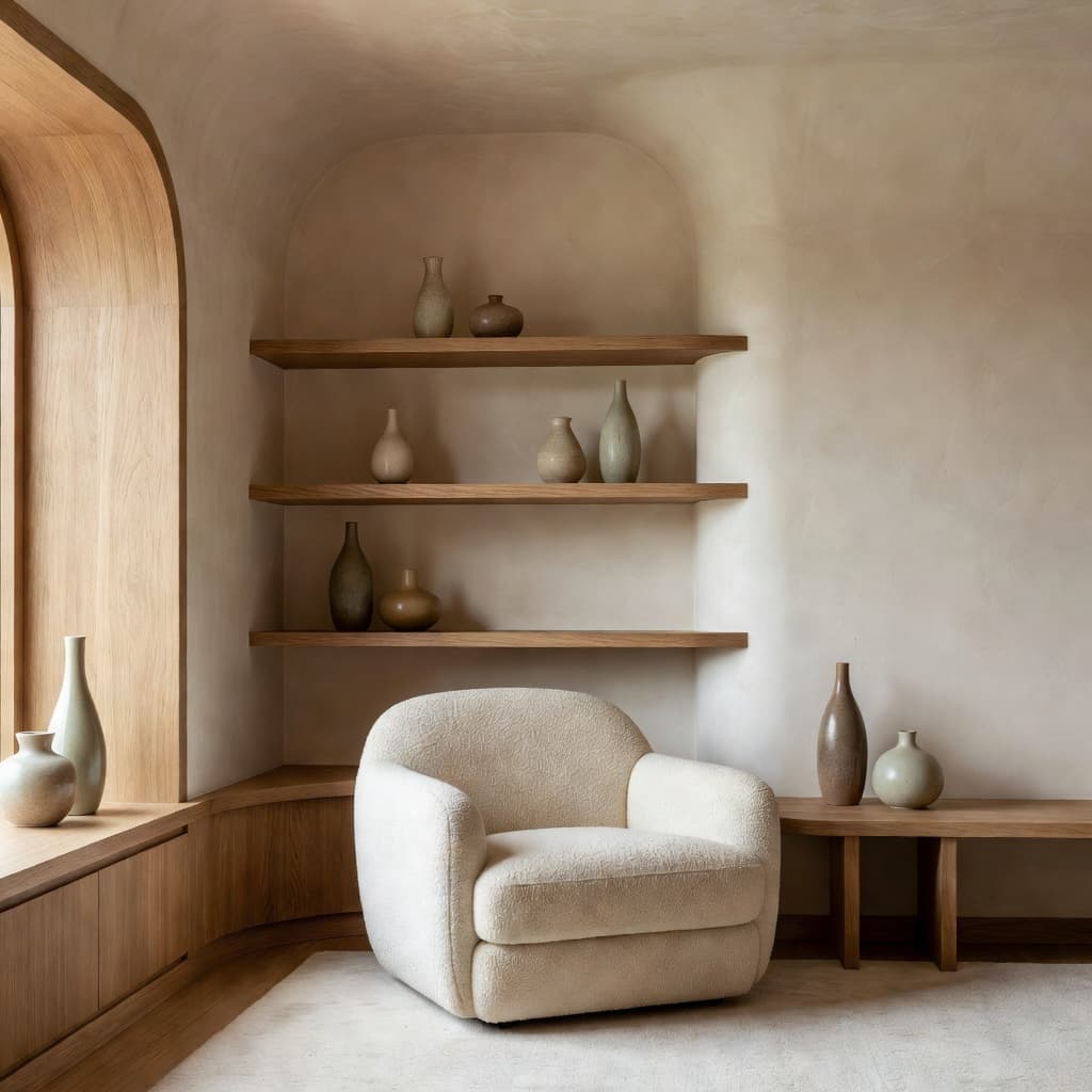 KI Einrichtungsstil Organic Modern – DecorAI Schweiz